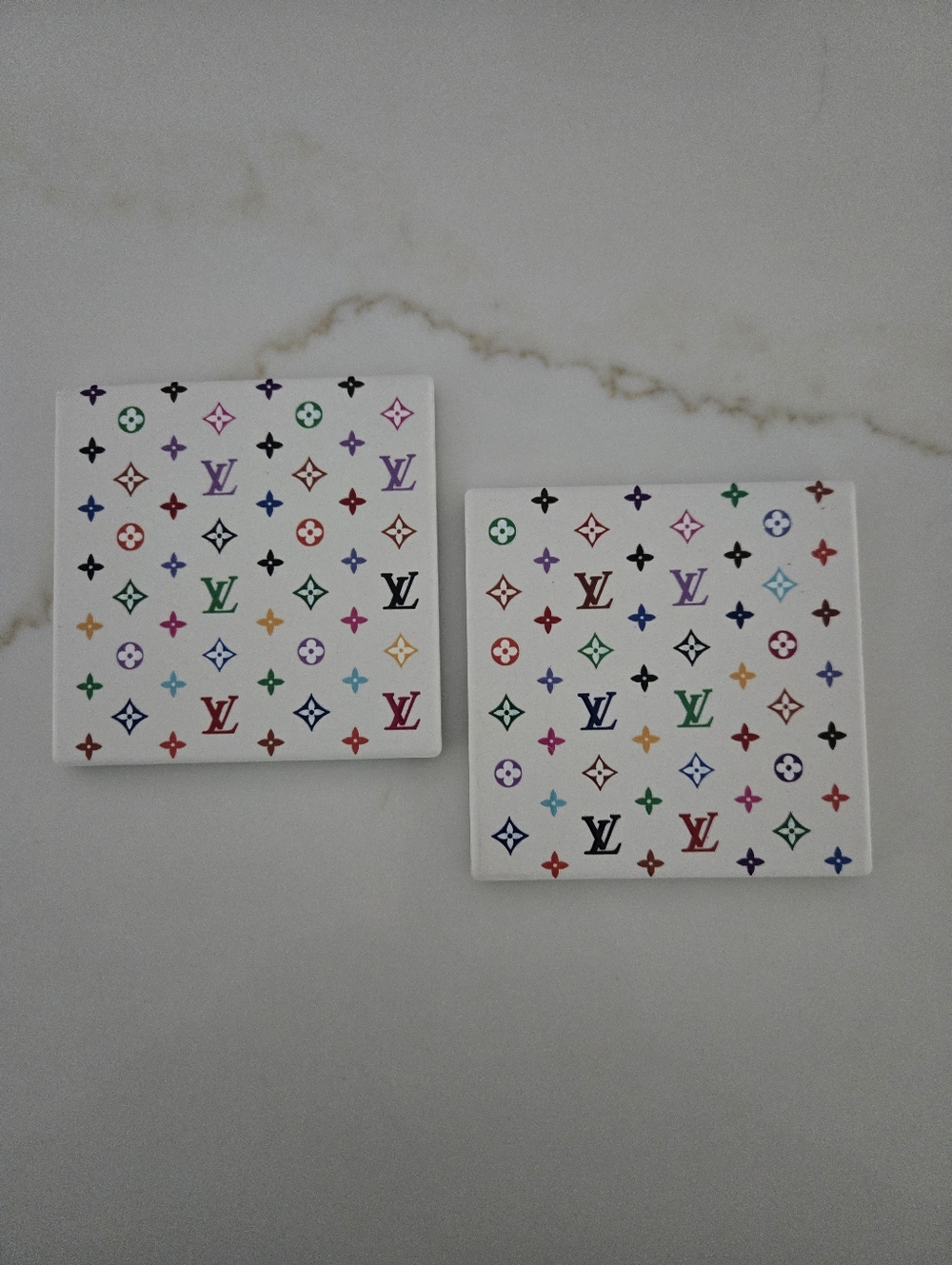 Lux Ceramic Coaster Set